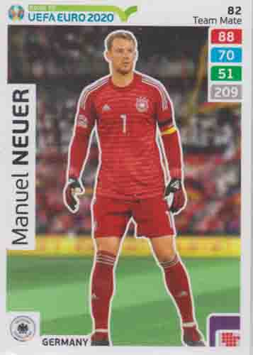 Adrenalyn XL Road to UEFA EURO 2020 #082 Manuel Neuer (Germany)