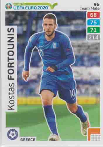 Adrenalyn XL Road to UEFA EURO 2020 #095 Kostas Fortounis (Greece)