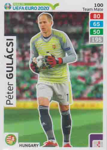 Adrenalyn XL Road to UEFA EURO 2020 #100 Péter Gulácsi (Hungary)