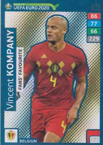 Adrenalyn XL Road to UEFA EURO 2020 #235 Vincent Kompany (Belgium)