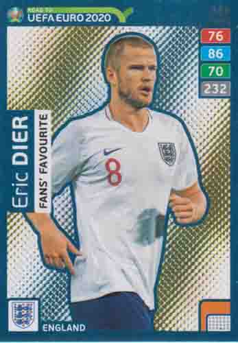 Adrenalyn XL Road to UEFA EURO 2020 #242 Eric Dier (England)