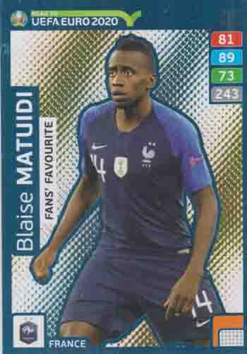 Adrenalyn XL Road to UEFA EURO 2020 #249 Blaise Matuidi (France)