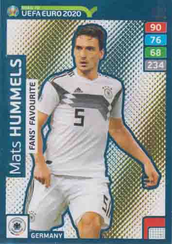 Adrenalyn XL Road to UEFA EURO 2020 #250 Mats Hummels (Germany)