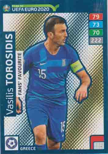 Adrenalyn XL Road to UEFA EURO 2020 #252 Vasilis Torosidis (Greece)