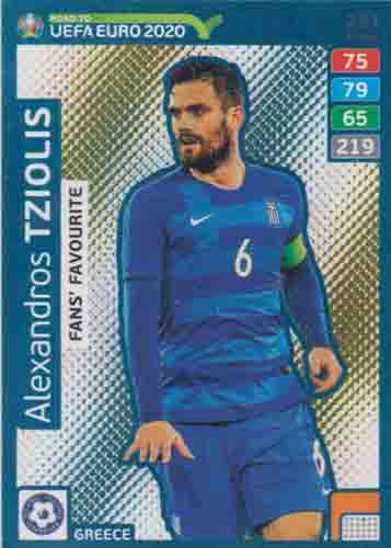 Adrenalyn XL Road to UEFA EURO 2020 #253 Alexandros Tziolis (Greece)