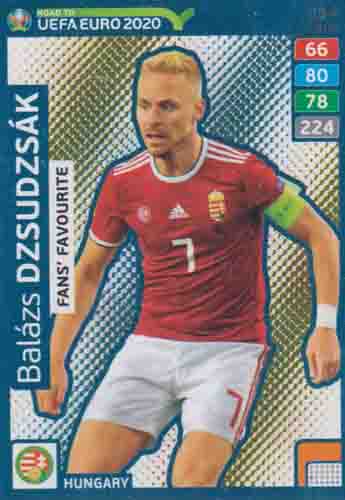 Adrenalyn XL Road to UEFA EURO 2020 #254 Balázs Dzsudzsák (Hungary)
