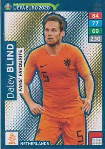 Adrenalyn XL Road to UEFA EURO 2020 #259 Daley Blind (Netherlands)
