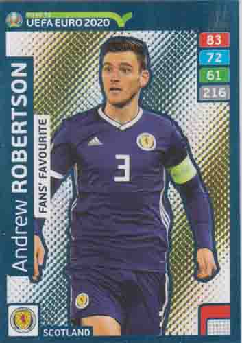 Adrenalyn XL Road to UEFA EURO 2020 #270 Andrew Robertson (Scotland)