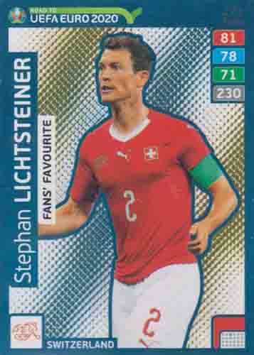 Adrenalyn XL Road to UEFA EURO 2020 #271 Stephan Lichtsteiner (Switzerland)
