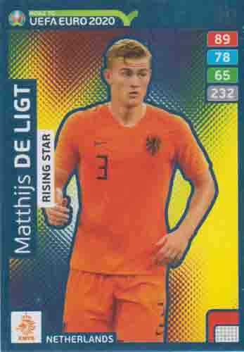 Adrenalyn XL Road to UEFA EURO 2020 #287 Matthijs de Ligt (Netherlands)