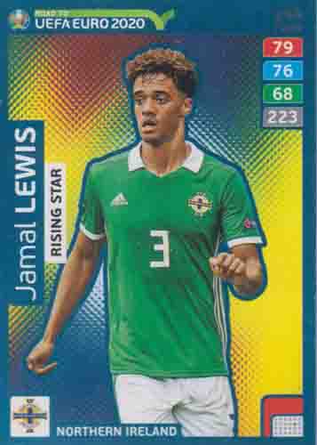 Adrenalyn XL Road to UEFA EURO 2020 #289 Jamal Lewis (Northern Ireland)
