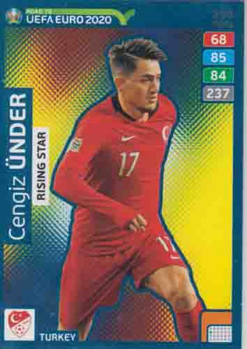 Adrenalyn XL Road to UEFA EURO 2020 #295 Cengiz Ünder (Turkey)