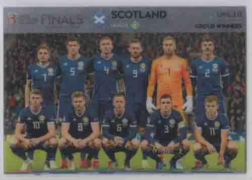 Adrenalyn XL Road to UEFA EURO 2020 UNL10 Team Photo (Scotland)
