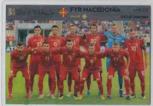 Adrenalyn XL Road to UEFA EURO 2020 UNL18 Team Photo (FYR Macedonia)