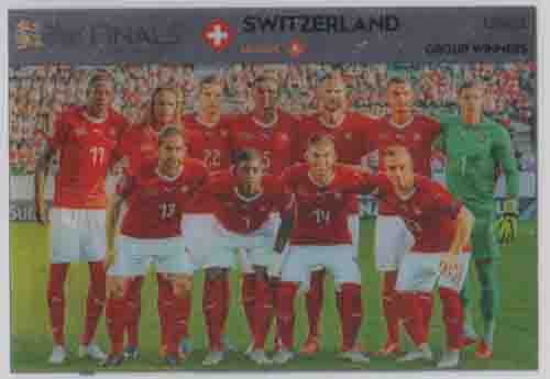 Adrenalyn XL Road to UEFA EURO 2020 UNL2 Team Photo (Switzerland)