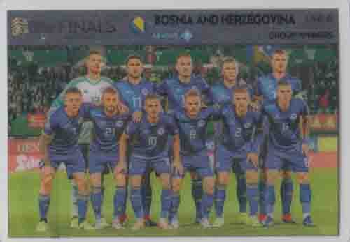 Adrenalyn XL Road to UEFA EURO 2020 UNL8 Team Photo (Bosnia + Herzegovina)