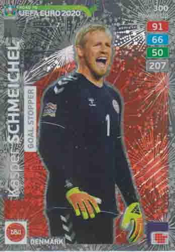 Adrenalyn XL Road to UEFA EURO 2020 #300 Kasper Scjmeichel (Denmark)