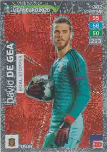 Adrenalyn XL Road to UEFA EURO 2020 #302 Davd De Gea (Spain)