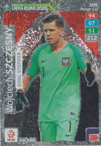 Adrenalyn XL Road to UEFA EURO 2020 #305 Wojciech Szczęsny (Poland)
