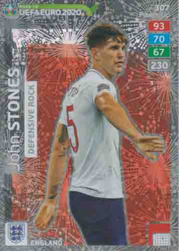 Adrenalyn XL Road to UEFA EURO 2020 #307 John Stones (England)