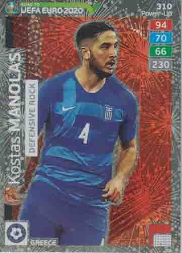 Adrenalyn XL Road to UEFA EURO 2020 #310 Kostas Manolas (Greece)
