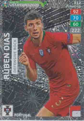 Adrenalyn XL Road to UEFA EURO 2020 #312 Rúben Dias (Portugal)
