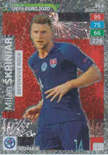 Adrenalyn XL Road to UEFA EURO 2020 #314 Milan Škriniar (Slovakia)