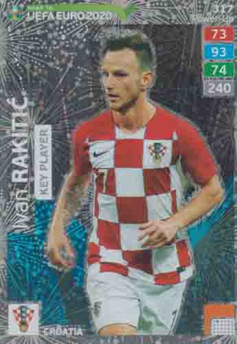 Adrenalyn XL Road to UEFA EURO 2020 #317 Ivan Rakitić (Croatia)