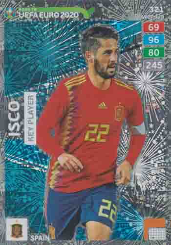 Adrenalyn XL Road to UEFA EURO 2020 #321 Isco (Spain)