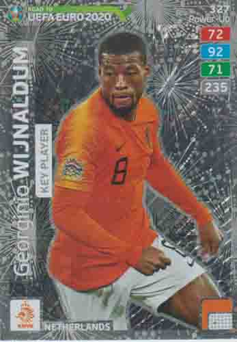 Adrenalyn XL Road to UEFA EURO 2020 #327 Georgino Wijnaldum (Netherlands)