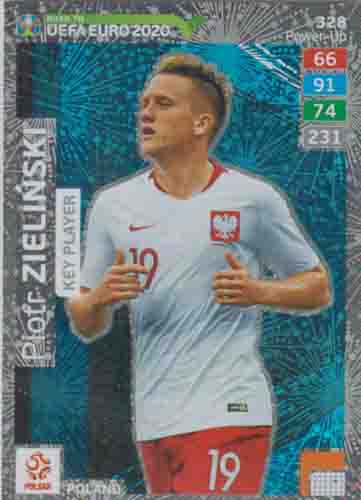 Adrenalyn XL Road to UEFA EURO 2020 #328 Piotr Zieliński (Poland)