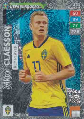 Adrenalyn XL Road to UEFA EURO 2020 #331 Viktor Claesson (Sweden)