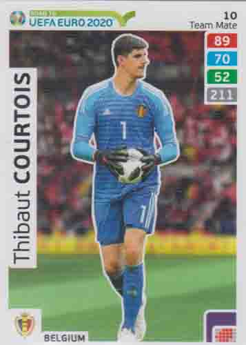 Adrenalyn XL Road to UEFA EURO 2020 #010 Thibaut Courtois (Belgium)