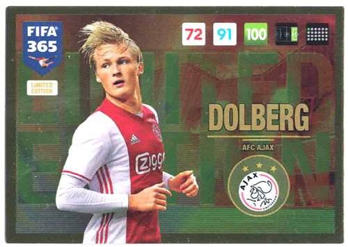FIFA 365 2016-17 UPDATE Dolberg, Panini Adrenalyn