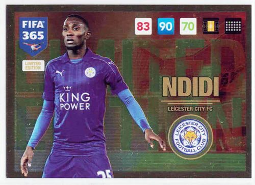 FIFA 365 2016-17 UPDATE Ndidi, Panini Adrenalyn