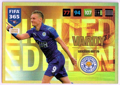 FIFA 365 2016-17 UPDATE Vardy, Panini Adrenalyn