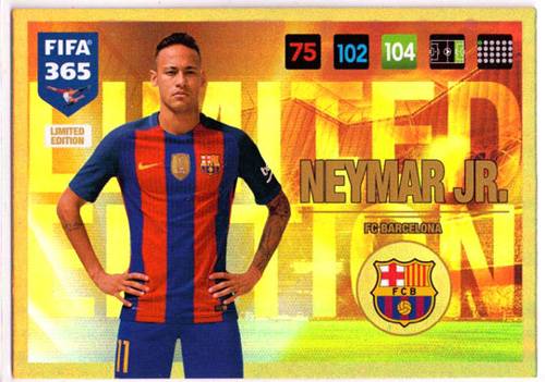 FIFA 365 2016-17 Neymar Jr., Panini Adrenalyn