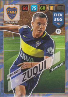 Adrenalyn FIFA 365 2018 023 Fernando Zuqui, Boca Juniors