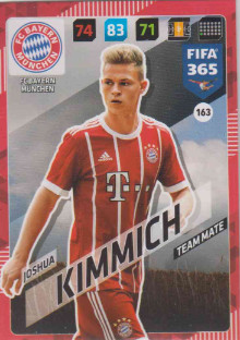 Adrenalyn FIFA 365 2018 163 Joshua Kimmich, FC Bayern München
