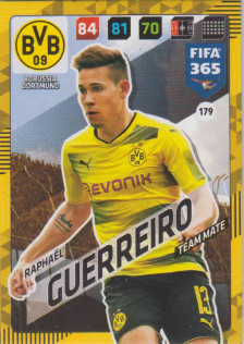 Adrenalyn FIFA 365 2018 179 Raphaël Guerreiro, Borussia Dortmund