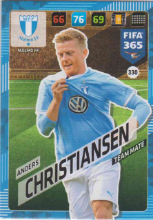 Adrenalyn FIFA 365 2018 330 Anders Christiansen, Malmö FF