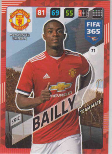 Adrenalyn FIFA 365 2018 071 Eric Bailly, Manchester United FC
