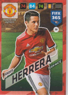 Adrenalyn FIFA 365 2018 079 Ander Herrera, Manchester United FC