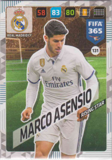 Adrenalyn FIFA 365 2018 131 Marco Asensio, Real Madrid CF