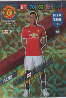 Adrenalyn FIFA 365 2018 066 Chris Smalling, Manchester United FC