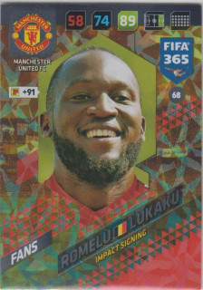 Adrenalyn FIFA 365 2018 068 Romelu Lukaku, Manchester United FC