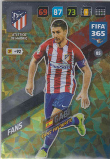 Adrenalyn FIFA 365 2018 085 Gabi, Atlético de Madrid