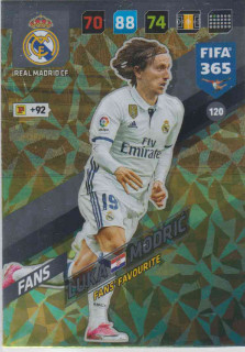 Adrenalyn FIFA 365 2018 120 Luka Modric, Real Madrid CF