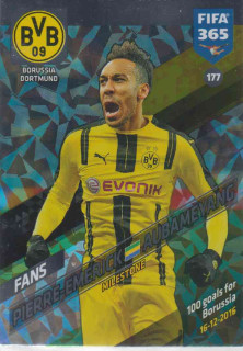 Adrenalyn FIFA 365 2018 177 Pierre-Emerick Aubameyang, Borussia Dortmund