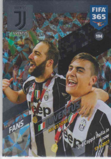 Adrenalyn FIFA 365 2018 194 Juventus, Juventus